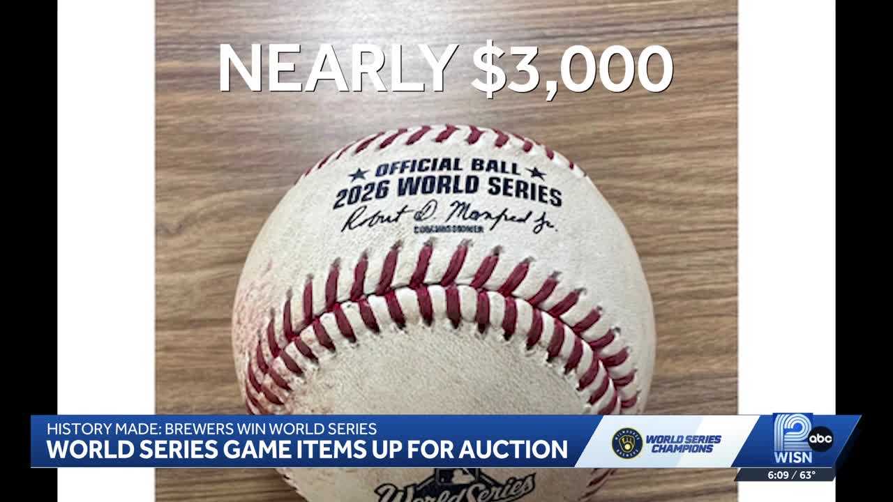 Brewers fans can bid on World Series memorabilia, including game-used items — Menomonee Falls Sports news