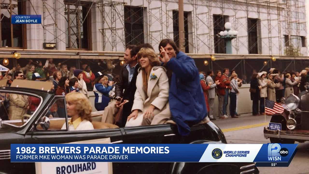 Former Milwaukee woman recalls driving Brewers players in 1982 parade — Menomonee Falls Sports news