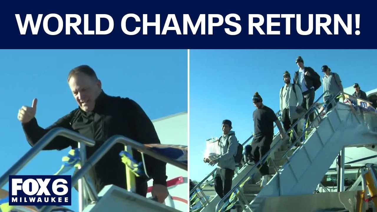 World Series Champion Brewers return to Milwaukee — Menomonee Falls Sports news